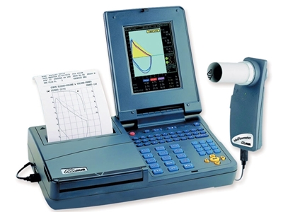 Picture of SPIROLAB III DIAGNOSTISKĀS KRĀSAS SPIROMETRS ar printeri un programmatūru, 1 gab.