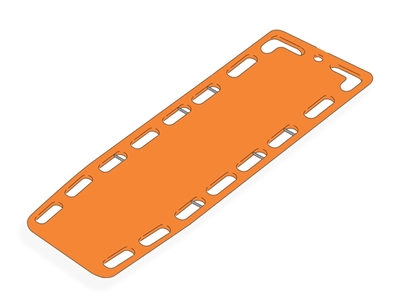 Picture of SPINAL BOARD with PINS - orange, 1 pc.