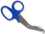 Показать информацию о Ножницы для перевязок S / S 7.5 "- 19 см - синие, 10 шт.