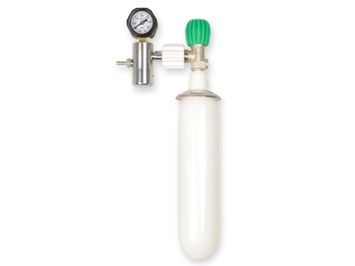 Picture of OXYGEN CYLINDER 0.5 l with reducer - UNI - empty, 1 pc.