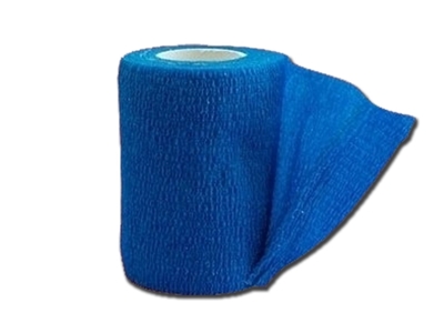 Picture of Когезивный нетканый эластичный бандаж 4,5 м x 7,5 см - синий, 10 шт.