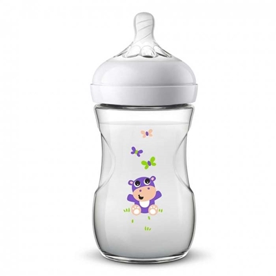 Picture of NATURAL BABY BOTTLE 260 ML, 1M + HIPPO