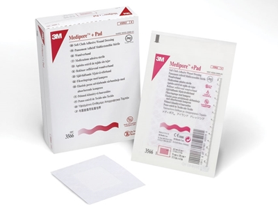 Picture of MEDIPORE 3M + PAD 10x10 cm, box of 25 pcs