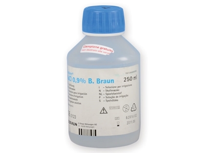 Picture of B-BRAUN ECOTAINER STERILE IRRIGATION SOLUTION - 250 ml, 12 pcs.