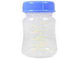 Show details for BREAST MILK BOTTLE 150 ml with lid, box of 3