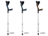Picture of ADVANCE CRUTCHES - turquoise/black, pair