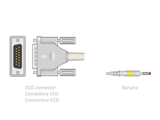 Show details for ECG PATIENT CABLE 2.2 m - banana - compatible Camina, Colson, ST, others, 1 pc.