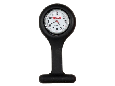 Picture of SILICONE NURSE WATCH - round - black, 1 pc.