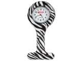 Show details for SILICONE NURSE WATCH - round - zebra, 1 pc.
