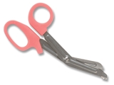 Показать информацию о Ножницы S / S для бинтов, 6.5 "- 16.5 см - розовые, 10 шт.