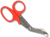 Показать информацию о Ножницы для перевязок и бинтов S / S, 7,5 "- 19 см - красные, 10 шт.