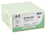 Show details for ETHICON ETHILON MONOFILAMENT SUTURES - gauge 4/0 needle 19 mm, 36 pcs.