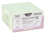 Vairāk informācijas par ETHICON VICRYL RAPID absorbējamās šuves - 3/0 izmēra adata 19 mm - pītas, 36 gab.