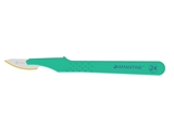 Show details for DIAMANTINE DISPOSABLE SCALPELS WITH S/S BLADE N. 24 - sterile, 10 pcs.