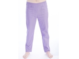 Show details for TROUSERS - cotton/polyester - unisex XS violet, 1 pc.