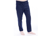 Show details for TROUSERS - cotton/polyester - unisex XS navy blue, 1 pc.