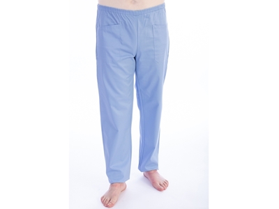 Picture of TROUSERS - cotton/polyester - unisex XS light blue, 1 pc.