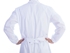 Picture of Белый халат с заклепками - хлопок / полиэстер - унисекс размер S, 1 шт.