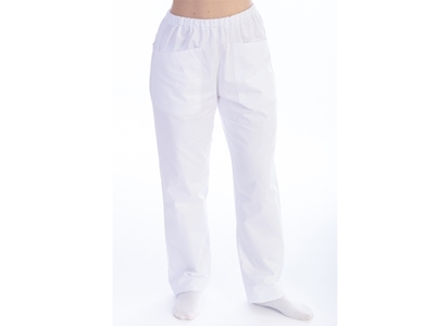 Picture of TROUSERS - cotton/polyester - unisex XXL white, 1 pc.