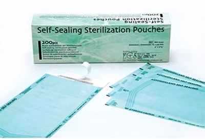Picture of STERILIZATION self-sealding POUCHES 90 mm X 165 mm N200