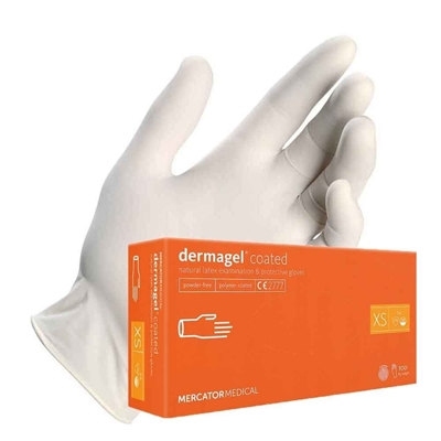 Picture of LATEX DERMAGEL - lateksa cimdi S N100