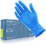 Показать информацию о NITRYLEX CLASSIC BLUE - nitrila cimdi M N100