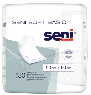Picture of SENI SOFT BASIC absorbējošie paladziņi 90х60 N30