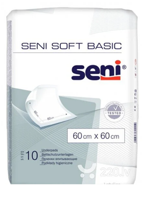 Picture of SENI SOFT BASIC absorbējošie paladziņi 60x60 N10