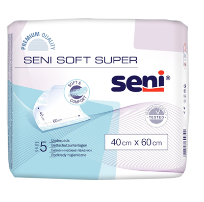 Picture of SENI SOFT SUPER absorbējošie paladziņi 40x60 N5