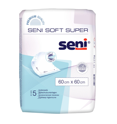 Picture of SENI SOFT SUPER absorbējošie paladziņi 60x60 N5