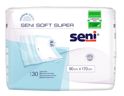 Picture of SENI SOFT SUPER absorbējošie paladziņi 90x170 N30