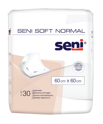 Picture of SENI SOFT NORMAL absorbējošie paladziņi 60x60 N30