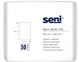Показать информацию о SENI SOFT HE absorbējošie paladziņi 40x60 N50