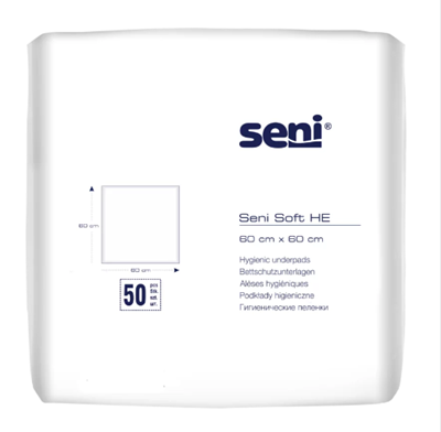 Picture of SENI SOFT HE absorbējošie paladziņi 60x60 N50