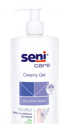Picture of SENI CARE gels ķermeņa mazgāšanai, 3% Urea, 500 ml