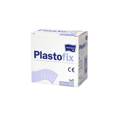 Picture of PLASTOFIX neausta materiāla lentveida plāksteris 5 cm x 10 m, 1 gab.