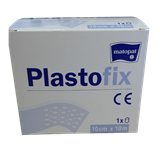 Vairāk informācijas par PLASTOFIX neausta materiāla lentveida plāksteris 10 cm x 10 m, 1 gab.