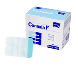 Показать информацию о CANNULA F plēvveida, pašlīpošs plāksteris kanulām, sterils, izmērs: 8×5.8 cm, 50 gab.