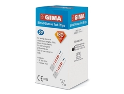 Picture of Glikozes sloksnes, paredzētas ierīcei Gima Glucose Monitor, 50 gab.