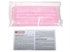 Picture of  PREMIUM 98% FILTERING SURGEON MASK 3 PLY type II with loops - adult - pink 50 pcs.