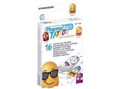 Picture of PHARMADOCT TATOO CHILDREN PLASTERS 2 sizes- N1