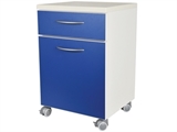 Show details for  BEDSIDE TABLE WITH DRAWER - blue