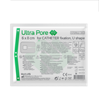 Show details for Adhesive wound dressing ULTRA PORE for CATHETER fi xation, U shape 6x8 cm