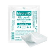 Show details for Non-woven sterile napkins, Ultrasoft 5cmx5cm, 4-layer, N2