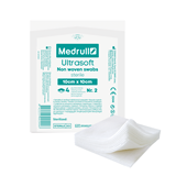 Показать информацию о Нетканые салфетки стер.,Ultrasoft 10cmx10cm, 4-х слойные, N2