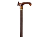 Show details for  RAFFAELLO WOOD STICK - "T" right handle - tortoiseshell