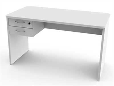 Picture of  DESK 120x70x h73 cm - with two drawers and sides