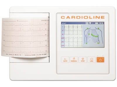 Picture of CARDIOLINE ECG100L FULL (Glasgow+EasyApp), цветной сенсорный экран 5 дюймов