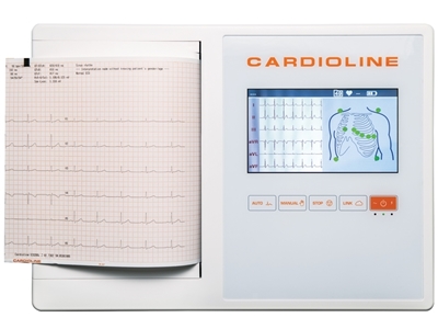 Picture of CARDIOLINE ECG200L GLASGOW, 7" colour touch screen