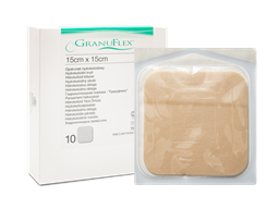 Показать информацию о Granuflex  hidrokoloīdu pārsējs 15x15cm N1